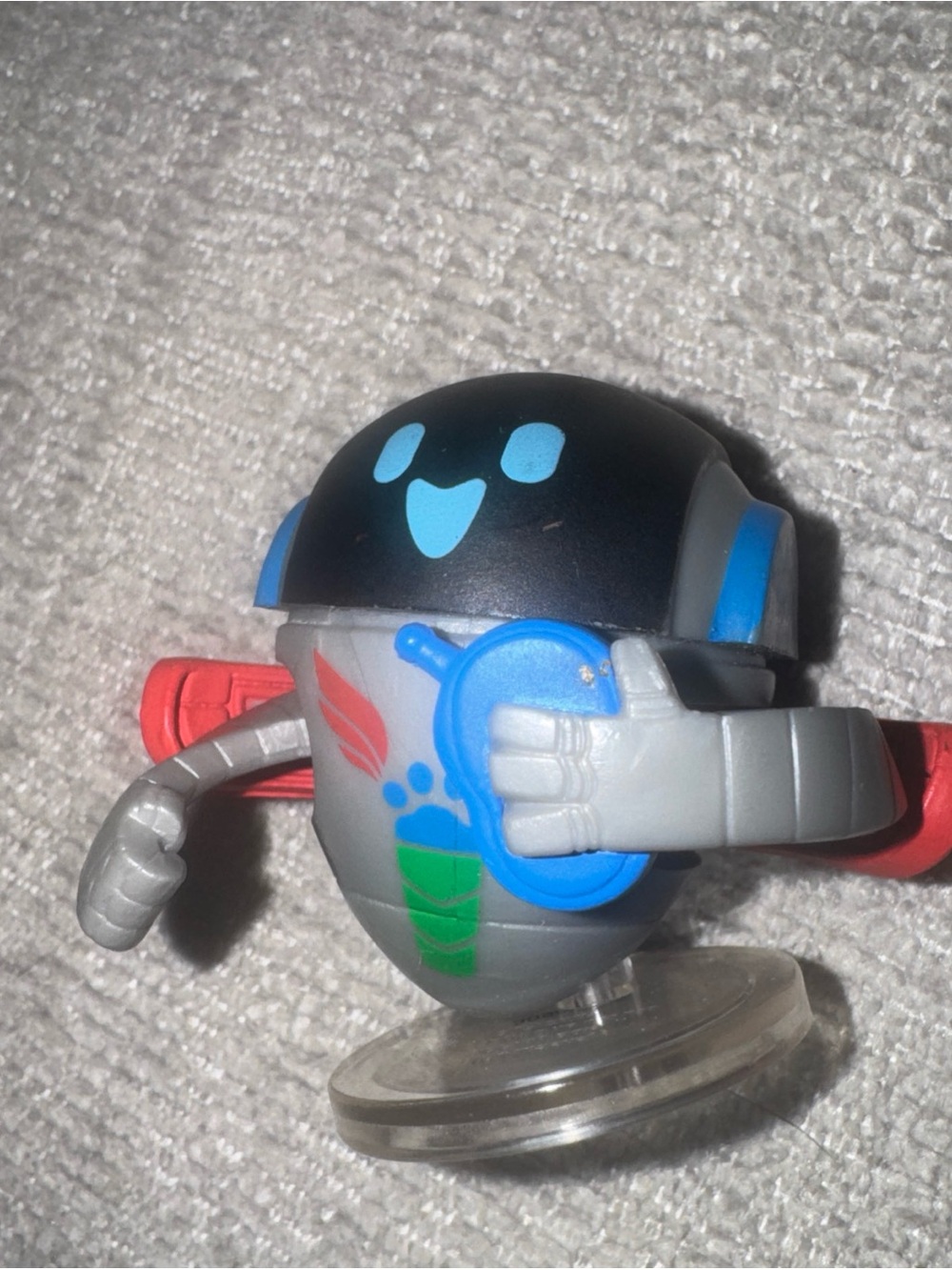 Kids Gray & Black Robot Figure Toy with Blue Headset - Picture 3 of 9
